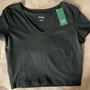 Brand new black crop top!